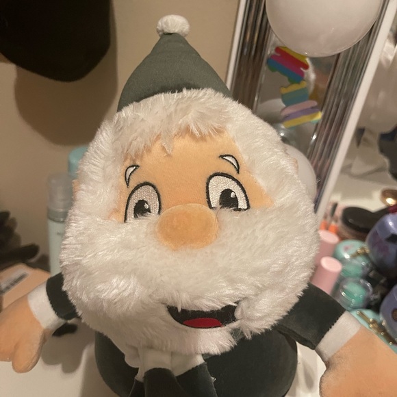 Michigan State Spartans Plush 15" Heavy Foot Weighted Santa Claus MSU Spartan - Picture 3 of 6